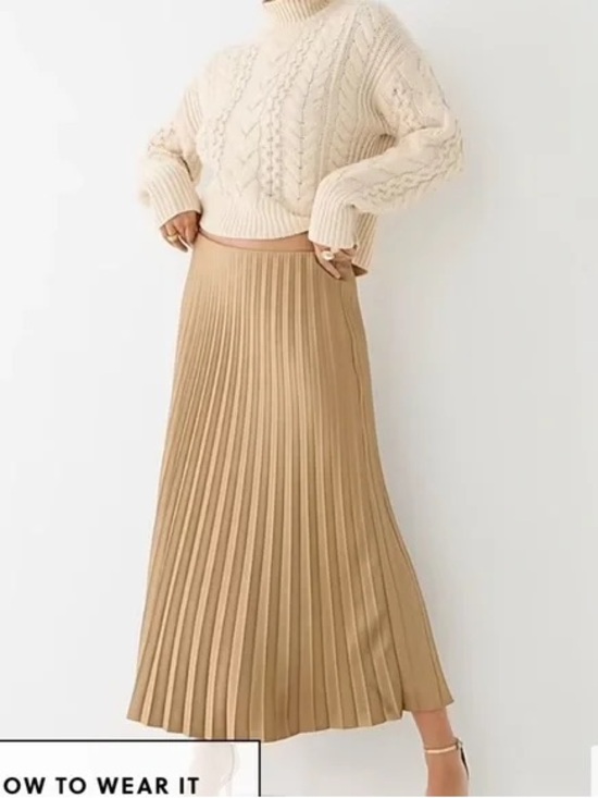 J. Crew Dresses & Skirts - J. Crew Gwyneth pleated slip skirt